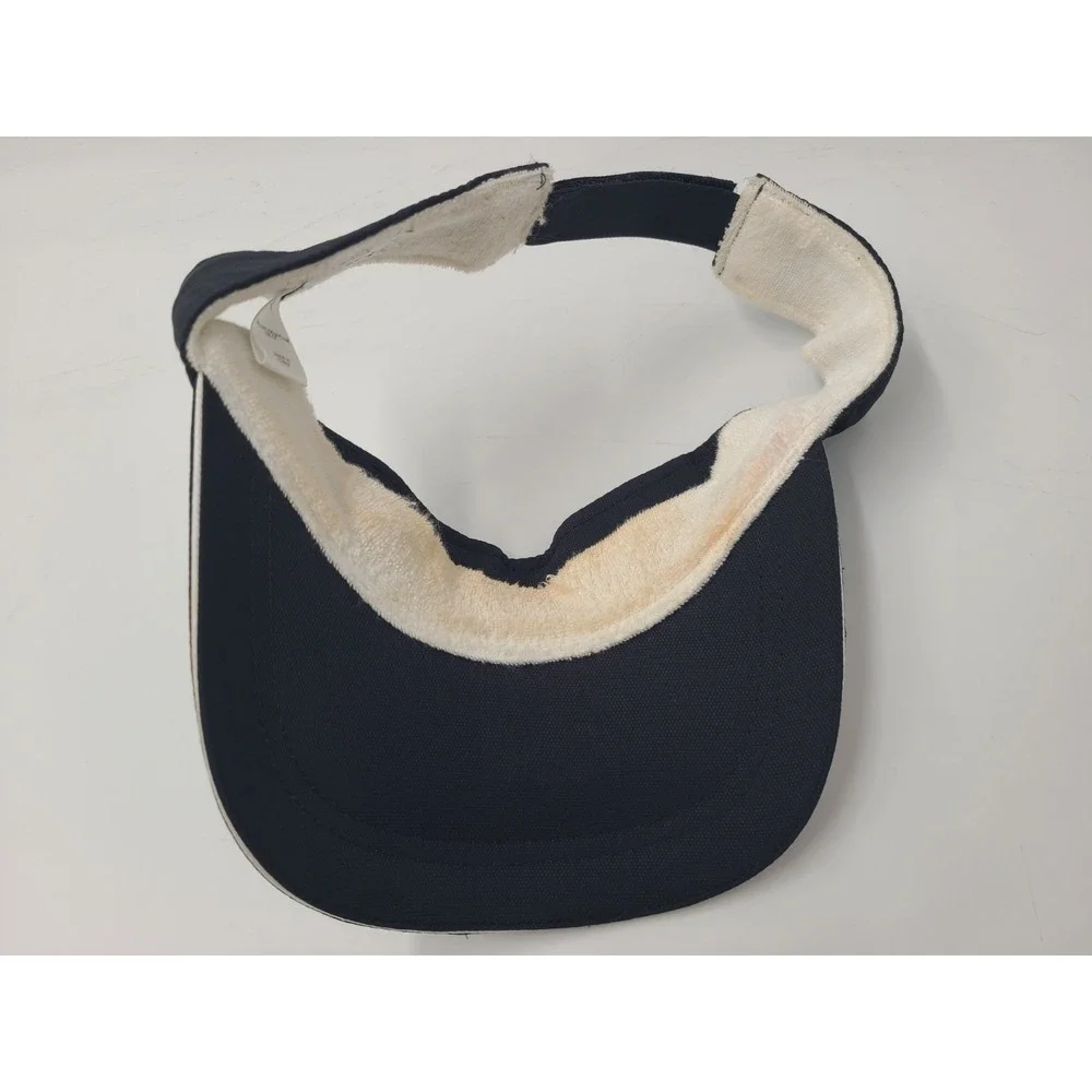 Vintage Adidas Sun Golf Visor Adjustable (Fits Small) Hat Cap Nylon Tennis Black